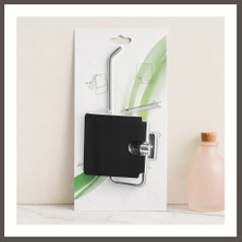 Nexora Living Kapaklı Metal Banyo Kağıt Havluluk (Yapışkanlı Montaj) Nxrlvng