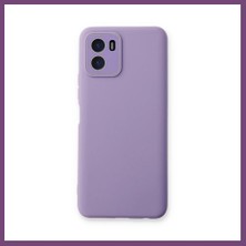 Bezos Vivo Y15S Kılıf Lansman Glass Kapak - Lila Gambera1