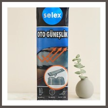 Nexora Living Vantuzlu Oto Güneşlik 130X60 cm (Balonlu Lüks) Nxrlvng