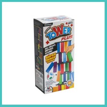 Ny Joy 7317 Renkli Plus Tower Süper Denge Oyunu 54 Adet - Nyjoybz