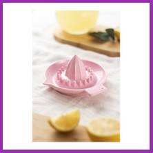 Salmore Akrilik Koyu Pembe Limon Sıkacağı Pratik Limon Sıkacağı Bty