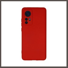 Nexora Living Mi 12 Kılıf Nano Içi Kadife Silikon - Kırmızı Nxrlvng