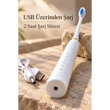 Astraltech Şarjlı Elektrikli Diş Fırçası Beyaz 6 Modlu