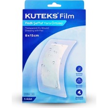 Kuteks Film Pedli Şeffaf Yara Örtüsü 8X15 cm 5li Kutu