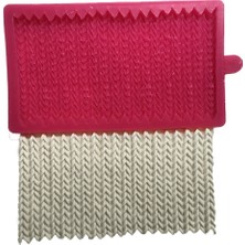 Cesil Silikon Kalıp- Ince Örgü Doku 16*10 cm