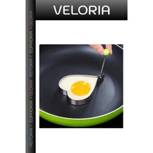 Veloria Özel Seri Sabah Kahvaltisi Lezzetli Sunumlar Sofra Hazırlığı Metal Kalp Omlet Krep Kalı
