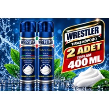 Wrestler Aqua 200 ml Tıraş Köpüğü x 2 Adet (400 Ml)