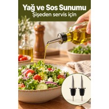 Mucit Home 1 Adet Damlatmaz Kapaklı Şişe Tıpası Sızdırmaz Yağdanlık Ucu Kapağı Tıpası Yağ Şişesi Başlığı