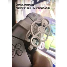Salıncak Ps5 Mini Direksiyon Seti  Beyaz +Hediye Direksiyon (Metal Rulmanlı)
