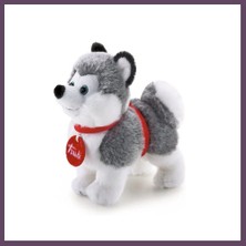 Bezos Peluş Husky 15 cm Bhs
