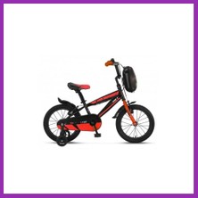 Salmore 16 Jant Çantalı Çocuk Bisikleti Antrasit Kırmızı Bty