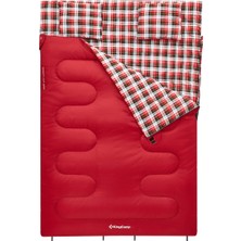 Kingcamp Snowflake 300-D Ultra Çift Kişilik Uyku Tulumu Red