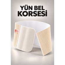 Alıç Yün Bel Korsesi Cırt Cırtlı Ayarlanabilir Termal Bel Kuşağı Bel Ağrısı Için Sıcak Tutucu Esnek Bel Destek Korsesi