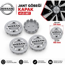Memo Digital Universal Nissan Qashqai-Juke Jant Göbeği Gri 54-48MM
