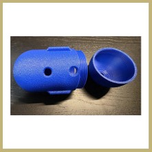 Bezos 3D Baskı Kedi ve Küçük Köpek Için Ödül Dağıtıcı Zeka Oyuncağı Döner Kapsüllü Atıştırmalık Dağıtıcı - Mavi Za