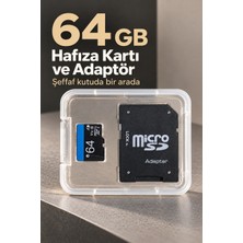 MiraLive 64 GB Micro Sd Hafıza Kartı ve Adaptör