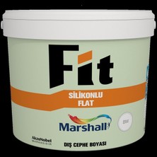 Marshall Fit Silikonlu Flat Bw Baz Dış Cephe Boyası 7,5 Lt