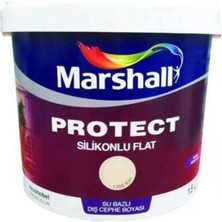 Marshall Protect Silikonlu Flat Bm Baz Dış Cephe Boyası 15 Lt