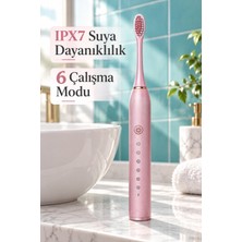 MiraLive Pembe Şarjlı Diş Fırçası 500 Mah Bataryalı