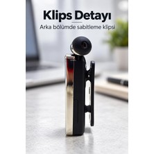 Hace Bazaar Klipsli Bluetooth Kulaklık Şarj Kablolu ve Yedek Uçlu -Hcb