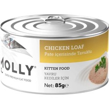 Molly Tavuklu Ezme Yavru Kedi Konservesi 85 gr