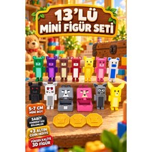 Yagliz 13'lü Mini Figür Seti Super Bear Adventure Karakterleri 5-6 cm Oyuncak