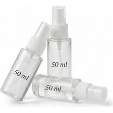 Fanix 3 Adet Boş Sprey Kapaklı Kolonya , Dezenfekten ve Parfüm Şişe 50ML & 100ML Seçenekleri