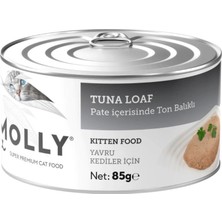 Molly Ton Balıklı Ezme Yavru Kedi Konservesi 85 gr