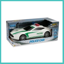 Ny Joy 1:16 Işıklı ve Sesli Polis Arabası Nyjoybz
