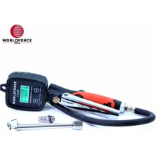 Worldforce 11643 Dijital Lastik Şişirme Tabancası Manometreli 0-14 Bar