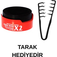 Blue Drop Aqua Wax X2 (Kırmızı) 150ML & Morco Mucizevi Tarak Hediye