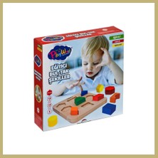 Bezos ONY-389 Ahşap Eğitici Bultak Şekiller Playwood Za