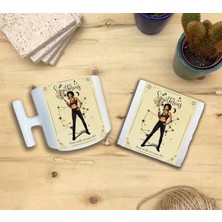 Harikapoli Burçlar/yay Burcu Set 9 - T Kulplu Fincan Kupa-Taş Bardak Altlığı 1
