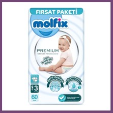 Bezos Premium Bebek Bezi Fırsat Paketi 3 Beden 4-9 kg 60 Adet Gambera1