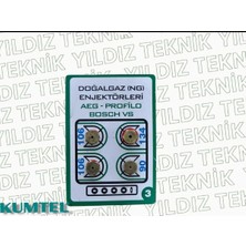 Kumtel Ocak Doğalgaz Enjektörü Sarı