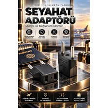 Amerikan Fişi Avrupa Prize Çevirici Seyahat Adaptörü – Kompakt Priz Dönüştürücü