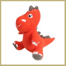 Bezos Dino Peluş Oyuncak Turuncu 25 cm Za