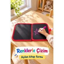 Çizim Kitabı Renkli Kalemler ve Siyah Kalem Tutuculu Midastech