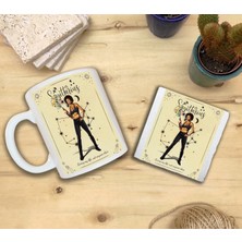 Harikapoli Burçlar/yay Burcu Set 8 - Standart Kupa-Taş Bardak Altlığı 1