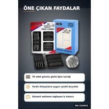 Dikiş Iğnesi ve Yorgan Iğnesi Seti 55 Parça - 5 Jumbo Yorgan 50 El Dikiş Iğne BX-316941