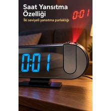 Shopwave Projeksiyonlu Dijital Masa Saati Alarm ve Sıcaklık Göstergeli
