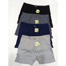 Tutku Elit 1254 Erkek Elastan Bambu Boxer 12 Adet-Çok Renkli-Xl
