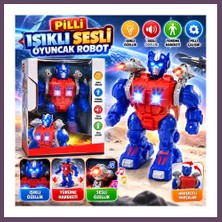 Bezos DMN6018 Kutuda Pilli Sesli Işıklı Oyuncak Robot Bhs