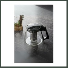 Bezos Süzgeçli Cam Demlik 1100 ml Nhr