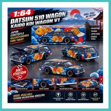 Ny Joy x Kaidohouse 1/64 Datsun Kaıdo 510 Wagon Koi Wagon V1 (Adet Fiyatıdır) Nyjoybz