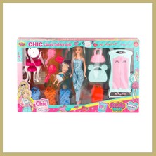Bezos 02259 Cindy Doll Dolaplı Bebek Oyun Seti -Oyuncak Za