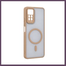 Bezos Redmi Note 11 Pro Loji Magsafe Kapak - Çöl Titanyum Bhs