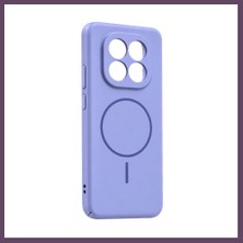 Bezos Redmi Note 14 Pro Plus Mika Pc Magsafe Kapak - Açık Mor Bhs
