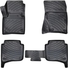 Prime Life Volkswagen Touareg 4 Bölge Klimalı 2010-2018 Uyumlu 3D Havuzlu Paspas