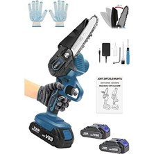 Mythriva Çantalı Dal Kesme Makinesi, 10 cm Palalı Budama Testere ile Birlikte